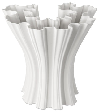 Godet White Vase
