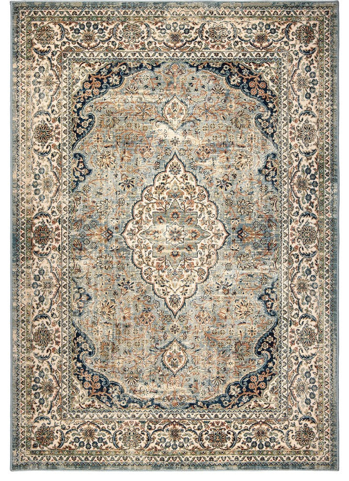 Palmetto Living by Orian Alexandra Kerman Estate Blue Area Rug, 7'10"x10'10"
