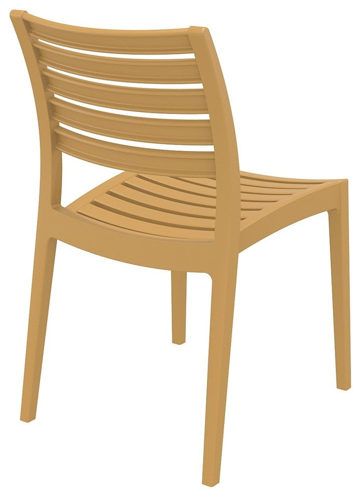 Compamia Ares Outdoor Dining Chairs, Set of 2, Teak Brown