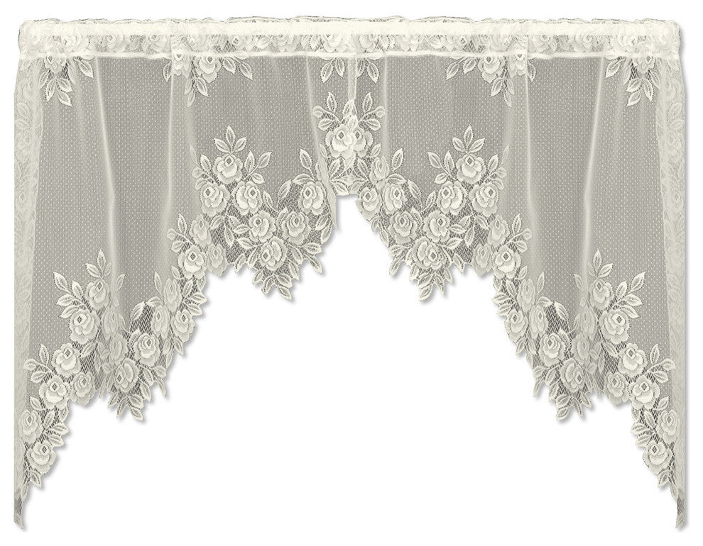 TEA ROSE 60x30 SWAG PAIR