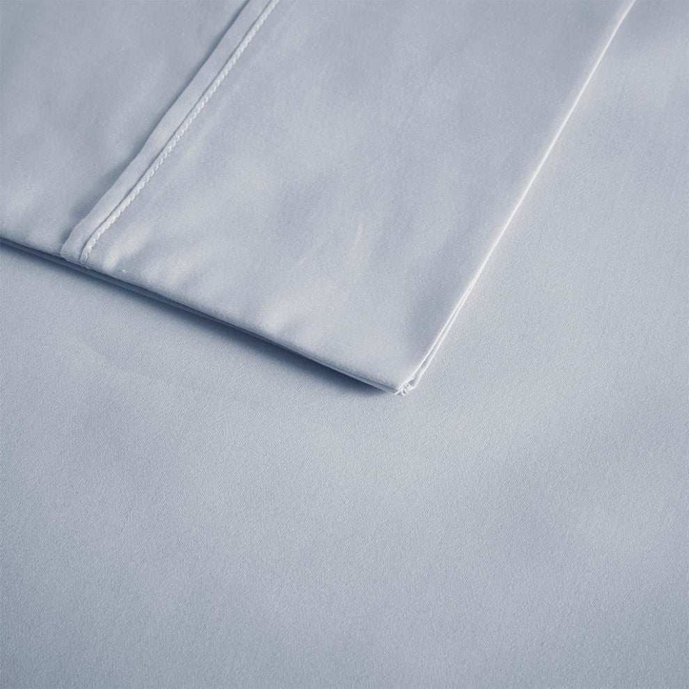 Beautyrest 600 Thread Count Cooling 4-Piece Sheet Set, Blue, Cal King