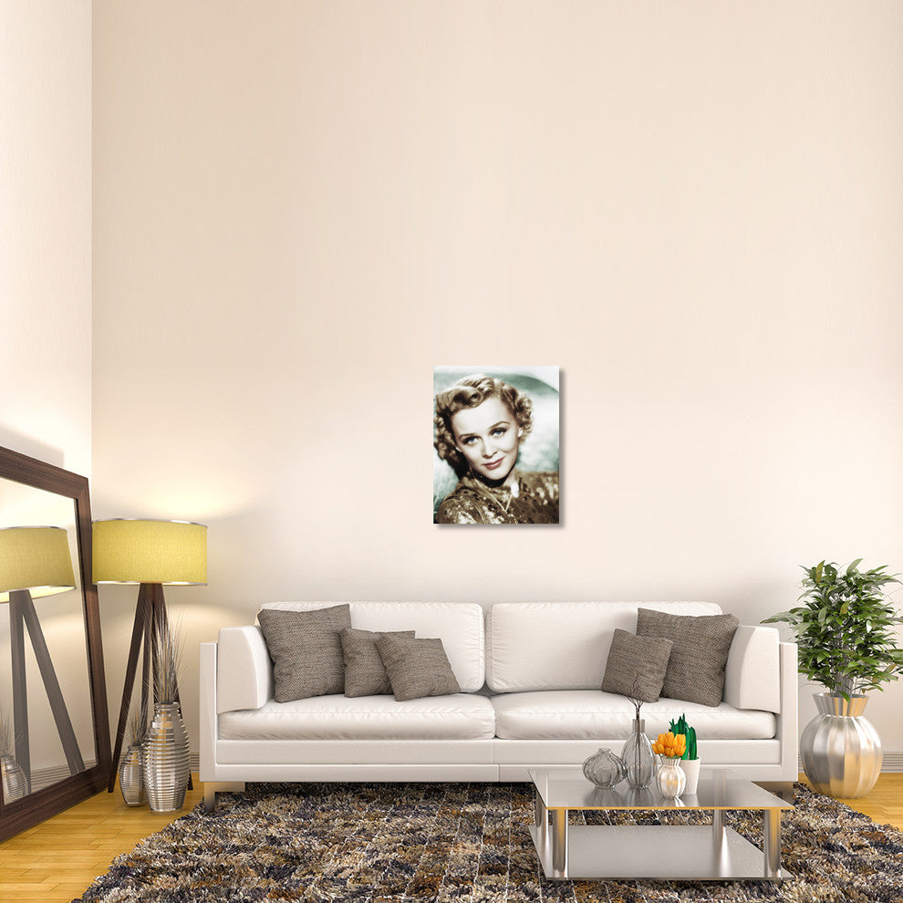 "Gloria Stuart" Stretched Canvas Giclee by Hollywood Photo Archive, 24"x30"