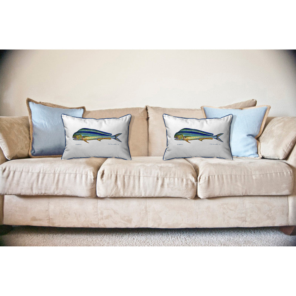 Dolphin Large Indoor/Outdoor Pillow 16x20