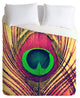 Deny Designs Shannon Clark Peacock 2 Duvet Cover - Lightweight