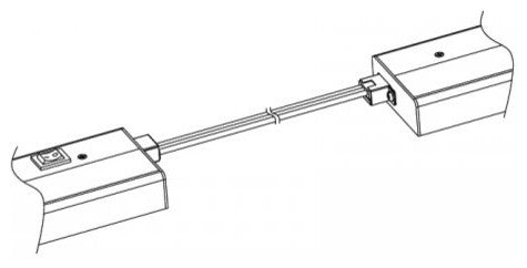 36" Joiner Cable for-Light Bar, White