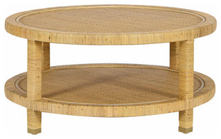Amara Rattan Coffee Table, Natural