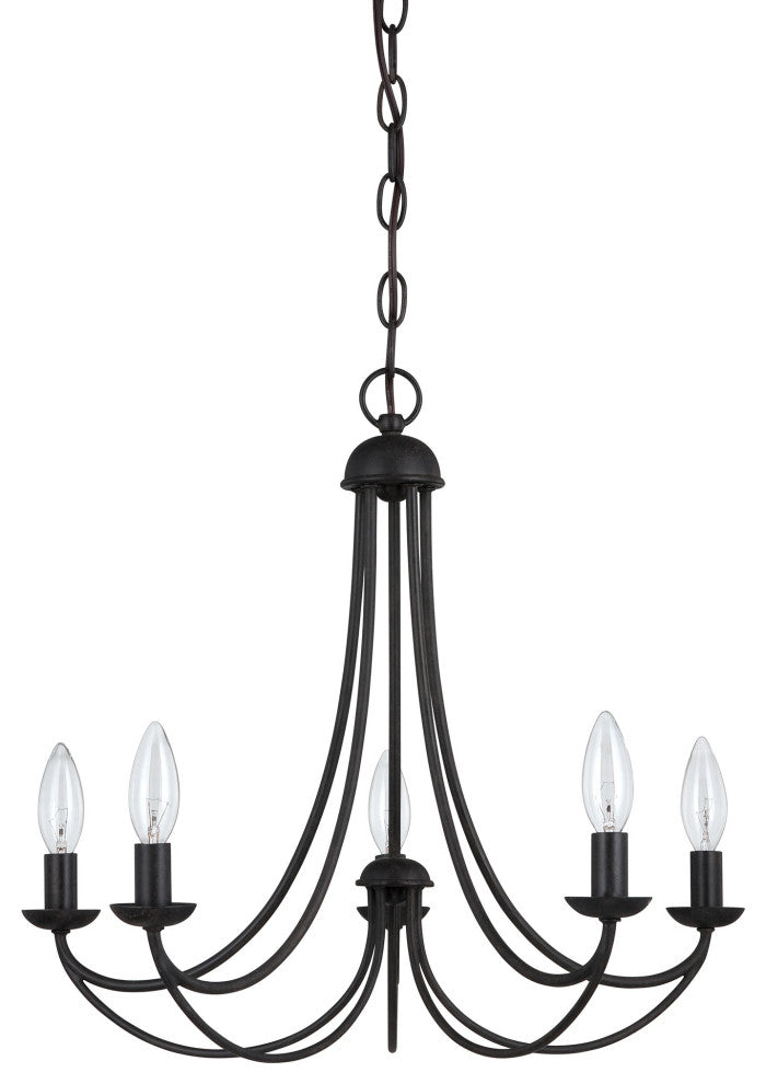 Mirren 5-Light Chandelier, Imperial Bronze