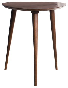 GDF Studio Finnian Wood Finish End Table, Walnut