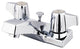 Kingston Brass 4" Centerset Bathroom Faucet, Polished Chrome