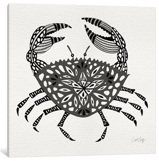 "Grey Crab Artprint" by Cat Coquillette, 37x37x1.5