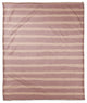 Pinks Stripes on Pink 50x60 Coral Fleece Blanket
