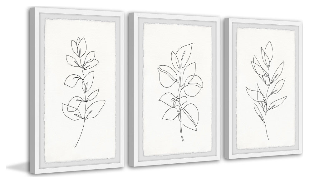 Get More Plants Triptych, 3-Piece Set, 30x45 Panels