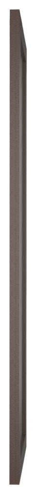 18"W True Fit PVC Single Panel Chevron Modern Style, Raisin Brown, 59"H