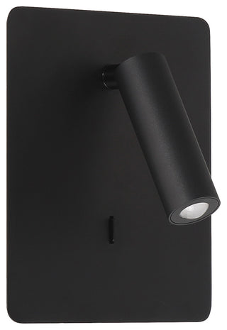 Villa LED Reading Light, Matte Black