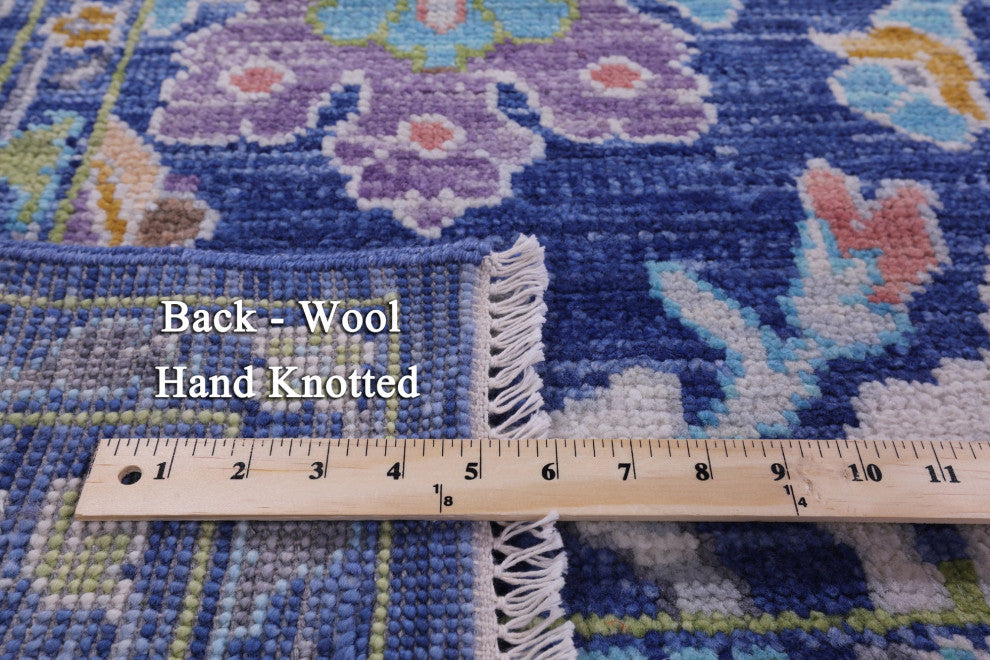 Turkish Oushak Hand Knotted Wool Rug 7' 10" X 10' 1" - Q15638
