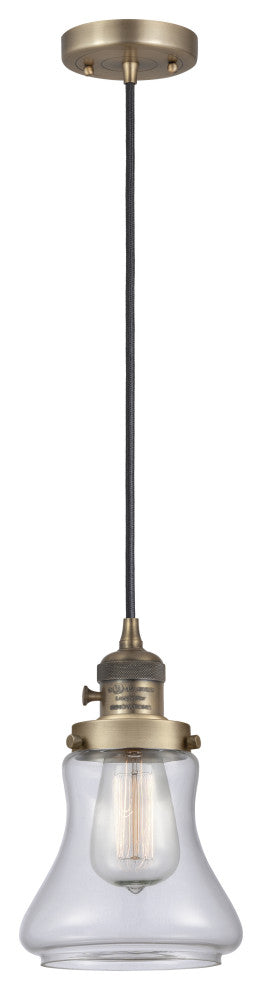 Innovations 201CSW-BB-G192 1 Light Mini Pendant, Switch, Brushed Brass