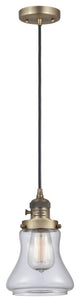 Innovations 201CSW-BB-G192 1 Light Mini Pendant, Switch, Brushed Brass