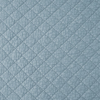 Stonewashed Cotton Gauze Quilt Set, 3-Piece, Mineral Blue, Full/Queen