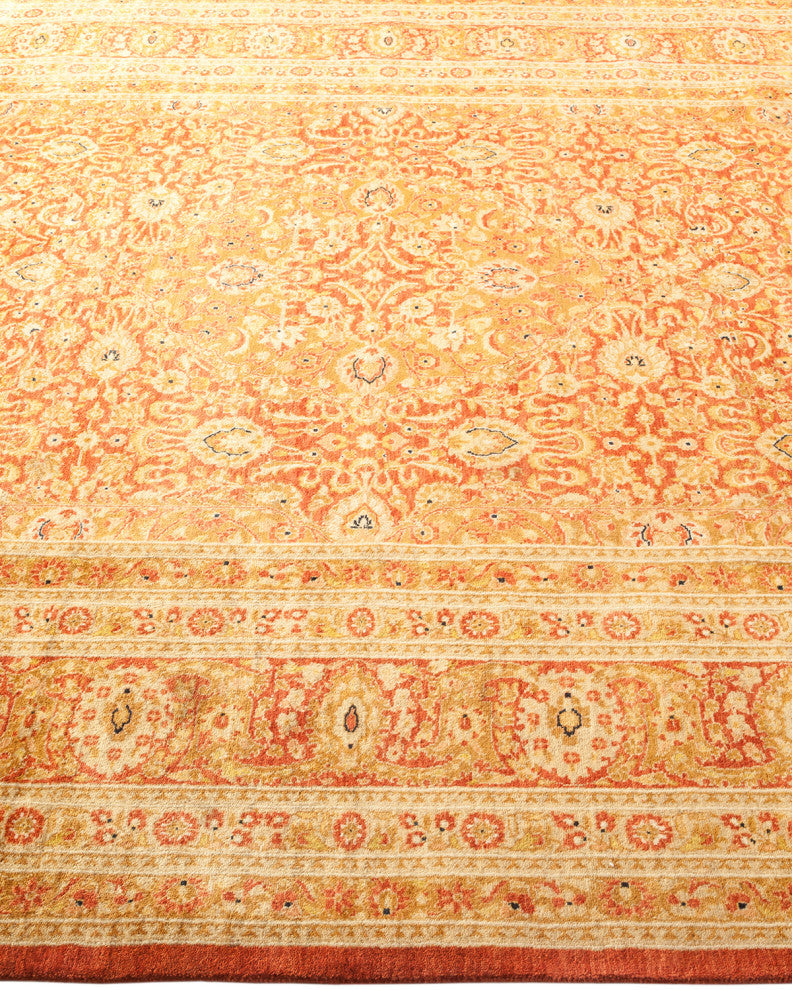 Mogul, One-of-a-Kind Hand-Knotted Area Rug Orange, 6'2"x9'7"