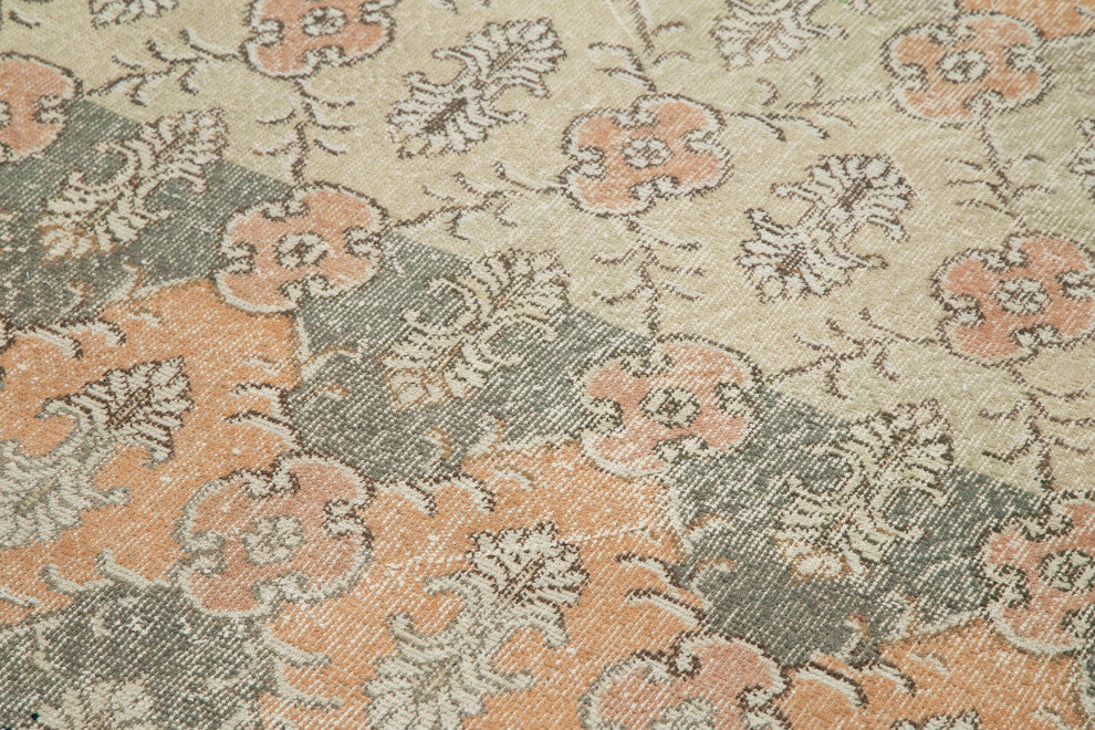 Rug N Carpet - Handwoven Oriental 5' 4'' x 9' 8'' Antique Vintage Rug