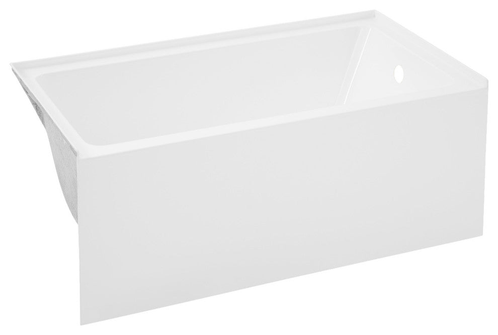 Voltaire 54"x30" Alcove Bathtub With Apron, Right Drain