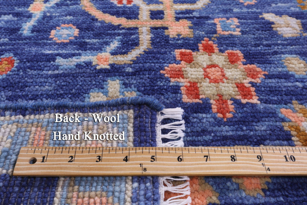 2' 5" X 10' 6" Runner Turkish Oushak Hand-Knotted Wool Rug - Q15917