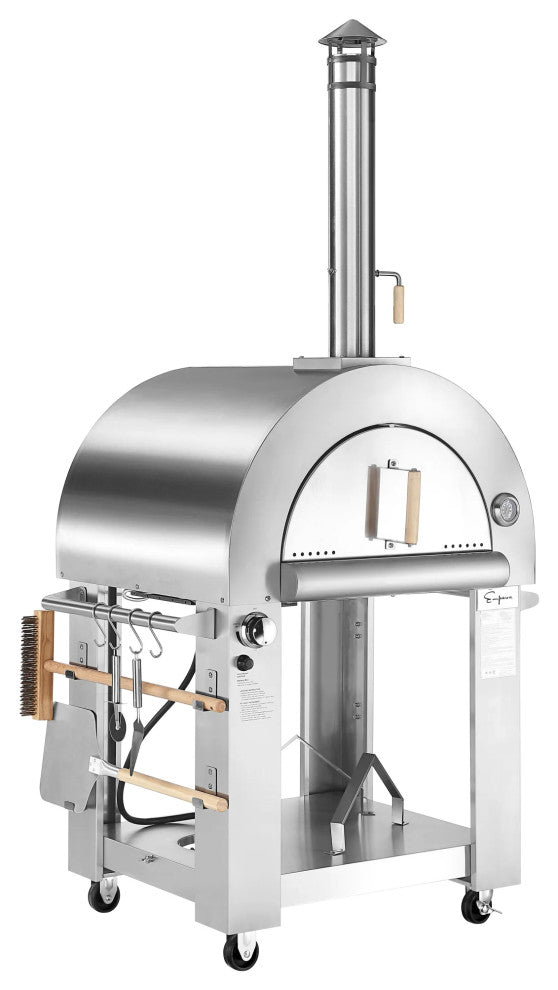 Empava Outdoor Wood Fired And Gas Pizza Oven Pg03