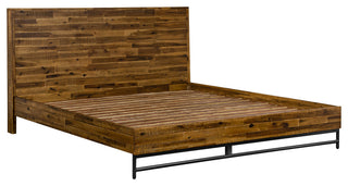 Cusco Rustic Acacia Platform King Bed