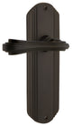 Deco Plate With Fleur Lever, Oil-Rubbed Bronze, Left-Handed