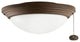 Kichler 380912TZP LED Fan Light Kit, Tannery Bronze Powder Coat Finish