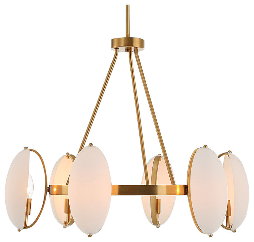 Uttermost Oviform 6 Light Round Chandelier