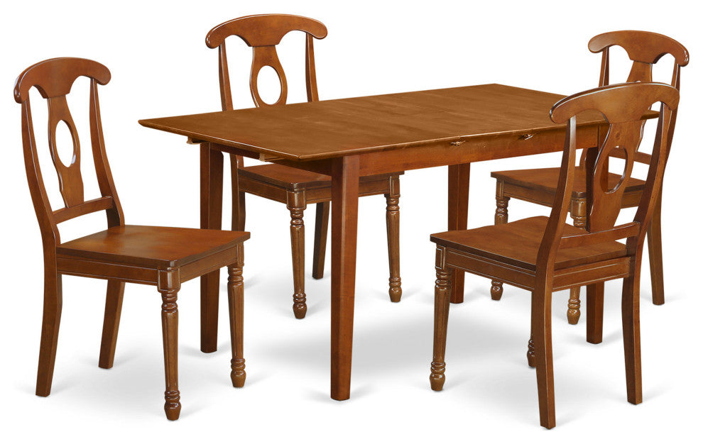 5 Pc Small Kitchen Table Set - Table And 4 Kitchen Dining Chairs