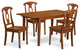 5 Pc Small Kitchen Table Set - Table And 4 Kitchen Dining Chairs