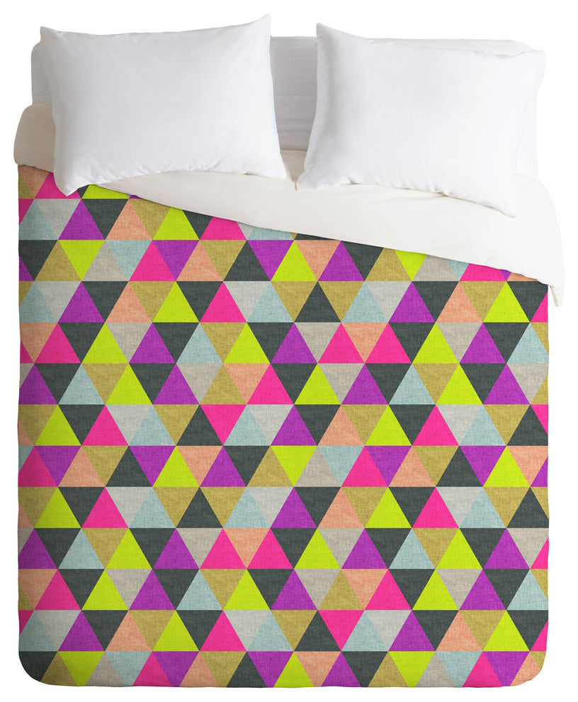 Deny Designs Bianca Green Ocean Of Pyramid Duvet Cover - Lightweight