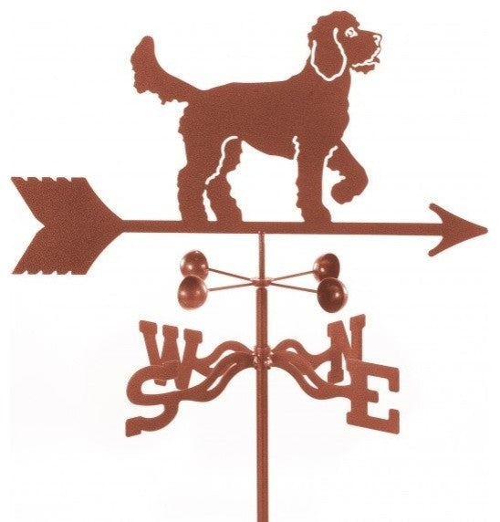 Golden Doodle Weathervane With Post Mount