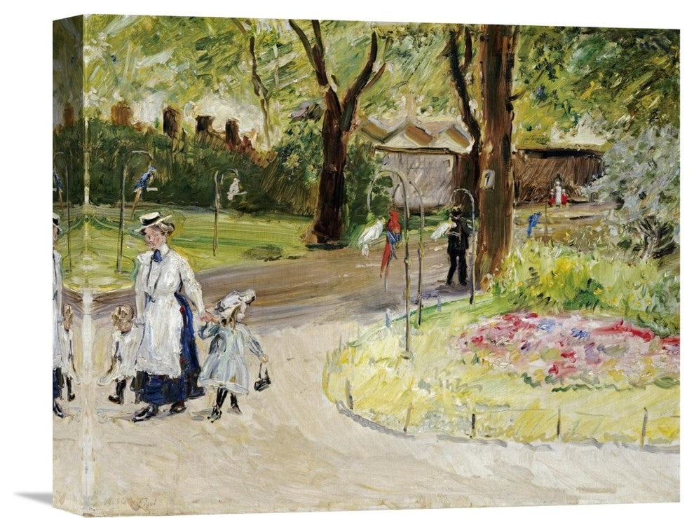 "The Entrance to The Zoological Gardens, Frankfurt" Artwork, 16" x 13"