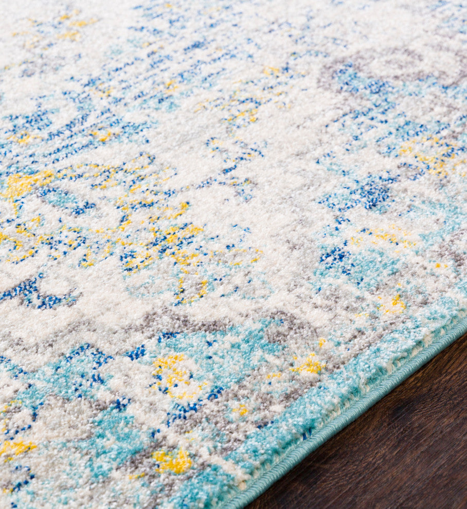 Harput Updated Traditional Beige, Saffron Area Rug, 3'11"x5'7"
