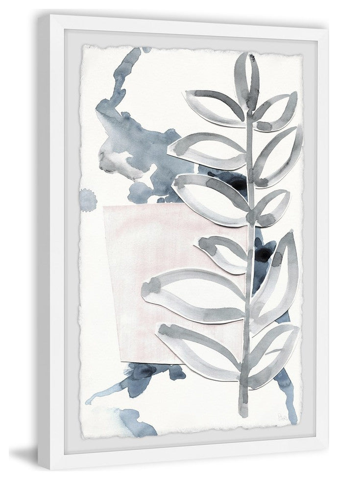 "Stem Lines" Framed Painting Print, 20"x30"
