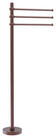 Towel Stand with 3 Pivoting 12" Arms, Antique Copper