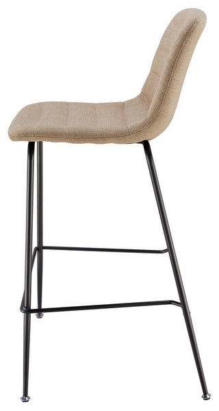 Caleb Fabric Counter Stool, Set of 4, Penta Linen