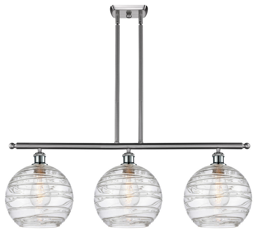 Innovations Lighting 516-3I-SN-G1213-10 Deco Swirl 3 Light 36" Island Light