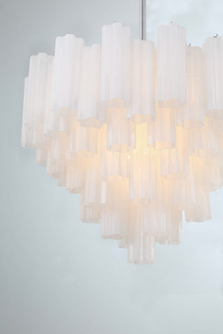 Crystorama Lighting Group ADD-312-WH Addis 12 Light 27"W - Aged Brass