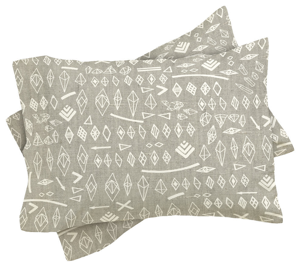 Iveta Abolina White Morning Duvet Cover Set, Queen