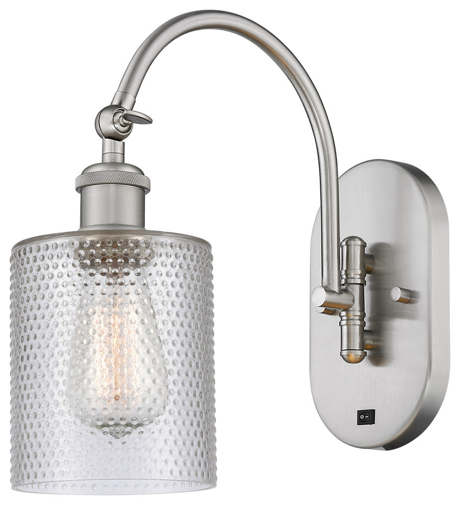 Innovations 518-1W-SN-G112 1 Light Sconce, Brushed Satin Nickel