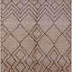 Ahgly Company Indoor Square Mid-Century Modern Area Rugs, 3' Square