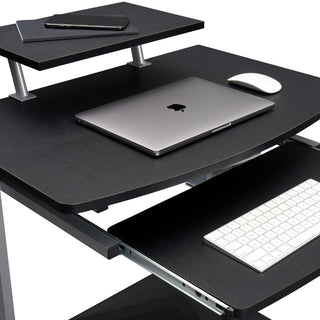 Techni Mobili Compact Computer Desk Graphite