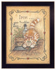 "Iron Your Troubles" By Mary June, Printed Wall Art, Ready To Hang, Black Frame