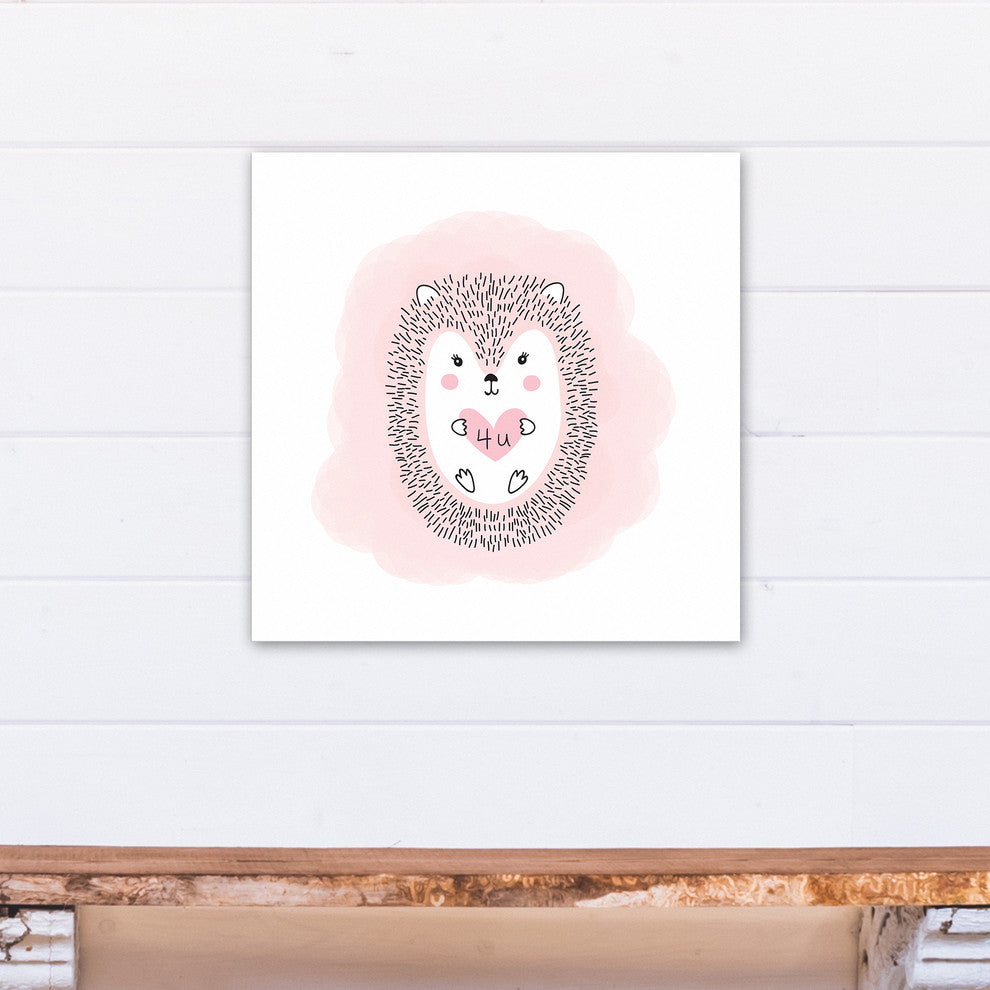Love Hedgehog 20x20 Canvas Wall Art