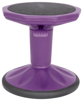 Carter Adjustable Height Kids Flexible Stool 14" 18" Seat Height, Purple