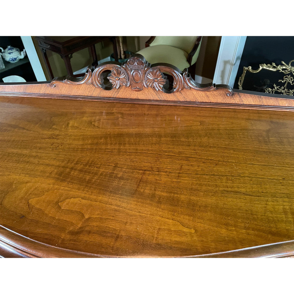 Antique Walnut Inlaid Sideboard